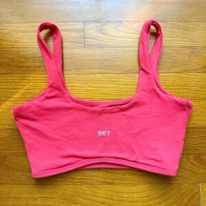 set active red formcloud sports bra